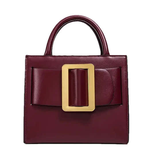 Sac à main chic à boucle en faux cuir pour femme – vue 1
