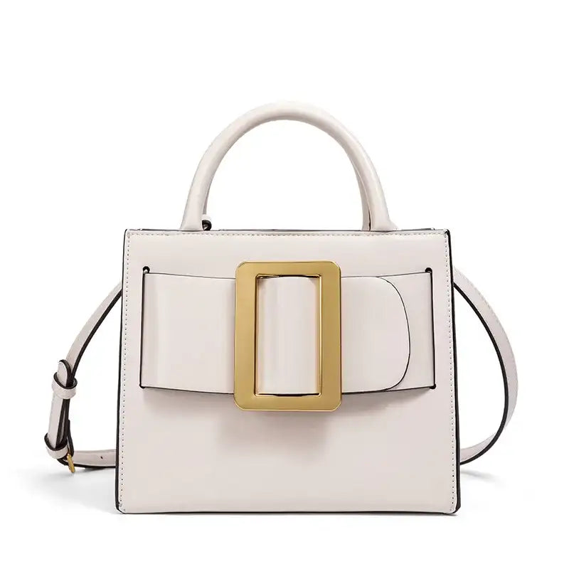 Sac à main chic à boucle en faux cuir pour femme – vue 10