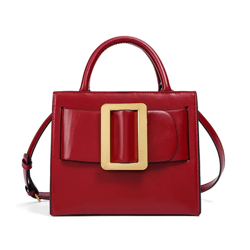Sac à main chic à boucle en faux cuir pour femme – vue 11