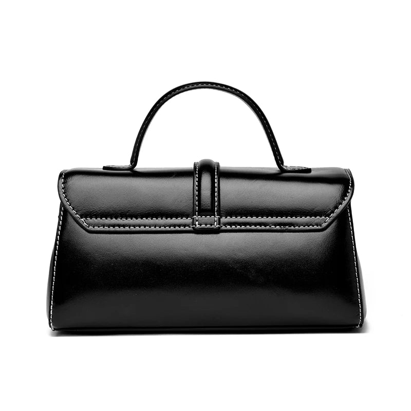 Sac à main en cuir à poignée supérieure pour femme – vue 6