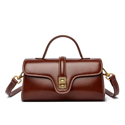 Sac à main en cuir à poignée supérieure pour femme – vue 8