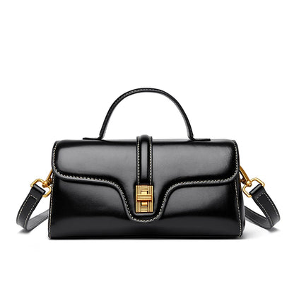 Sac à main en cuir à poignée supérieure pour femme – vue 9