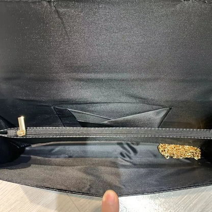 Sac à main rétro à motif crocodile noir pour femme – vue 6