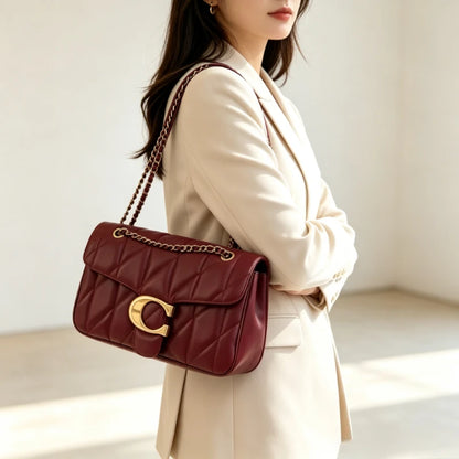 Sac à bandoulière en cuir fait main pour femme – vue 1
