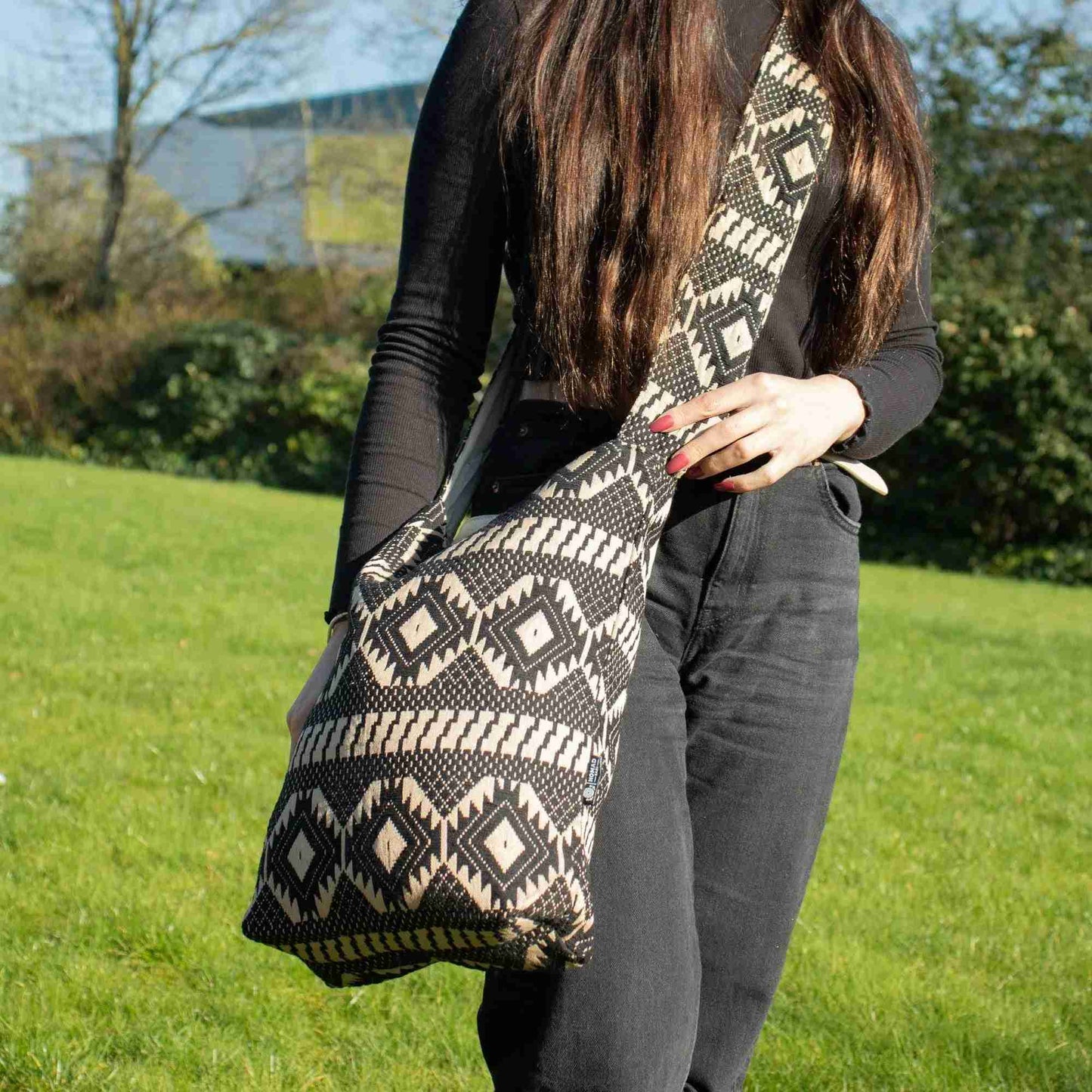 Sac Cabas Jacquard Desert Loom – Tote Bag Femme Chic Oléna-Fashion
