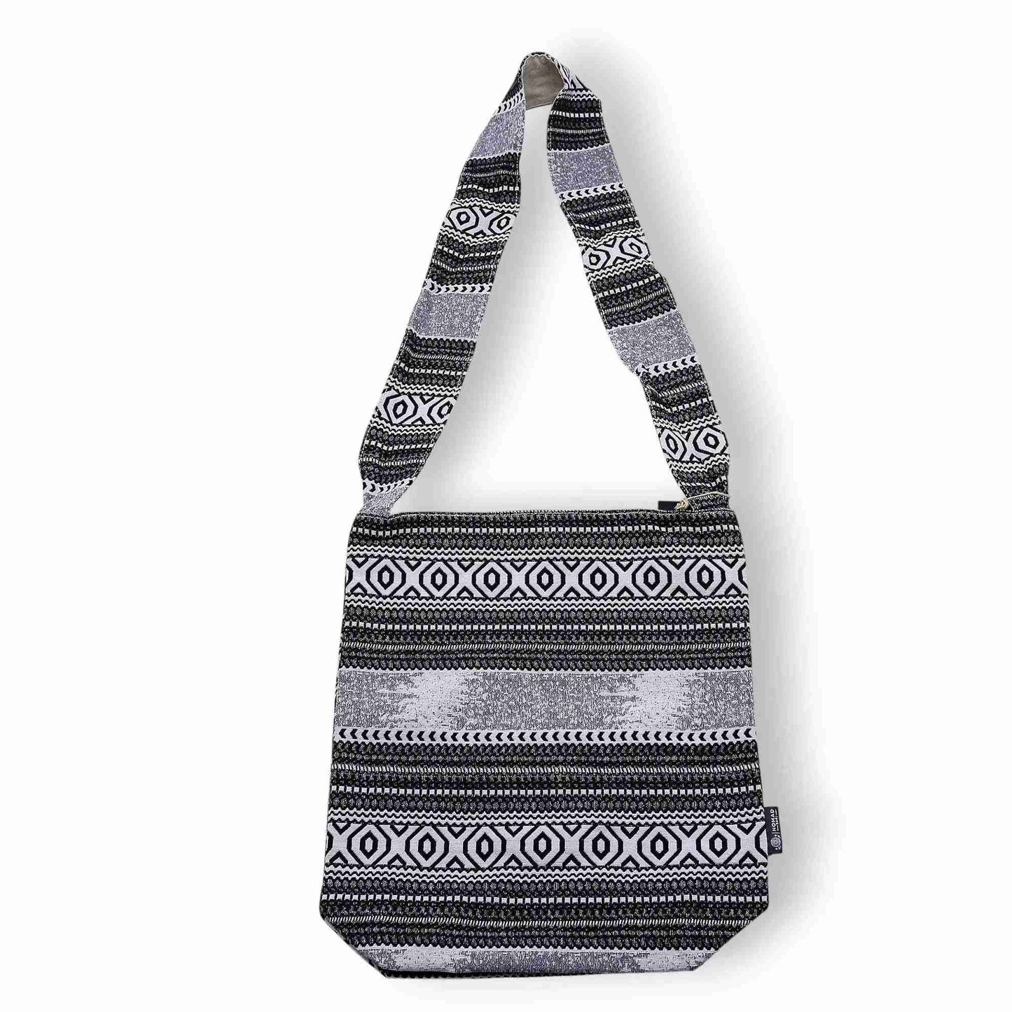 Sac Cabas Jacquard Femme Élégant – Nomad Carryall Urban Oléna-Fashion