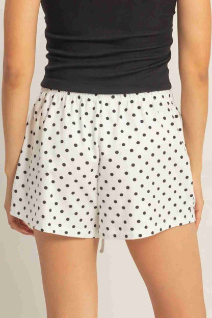 Short à Pois Cordon Femme – Confort Coton & Style Estival Oléna-Fashion