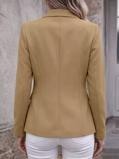 Veste de tailleur à col revers et manches longues pour femme – vue 11