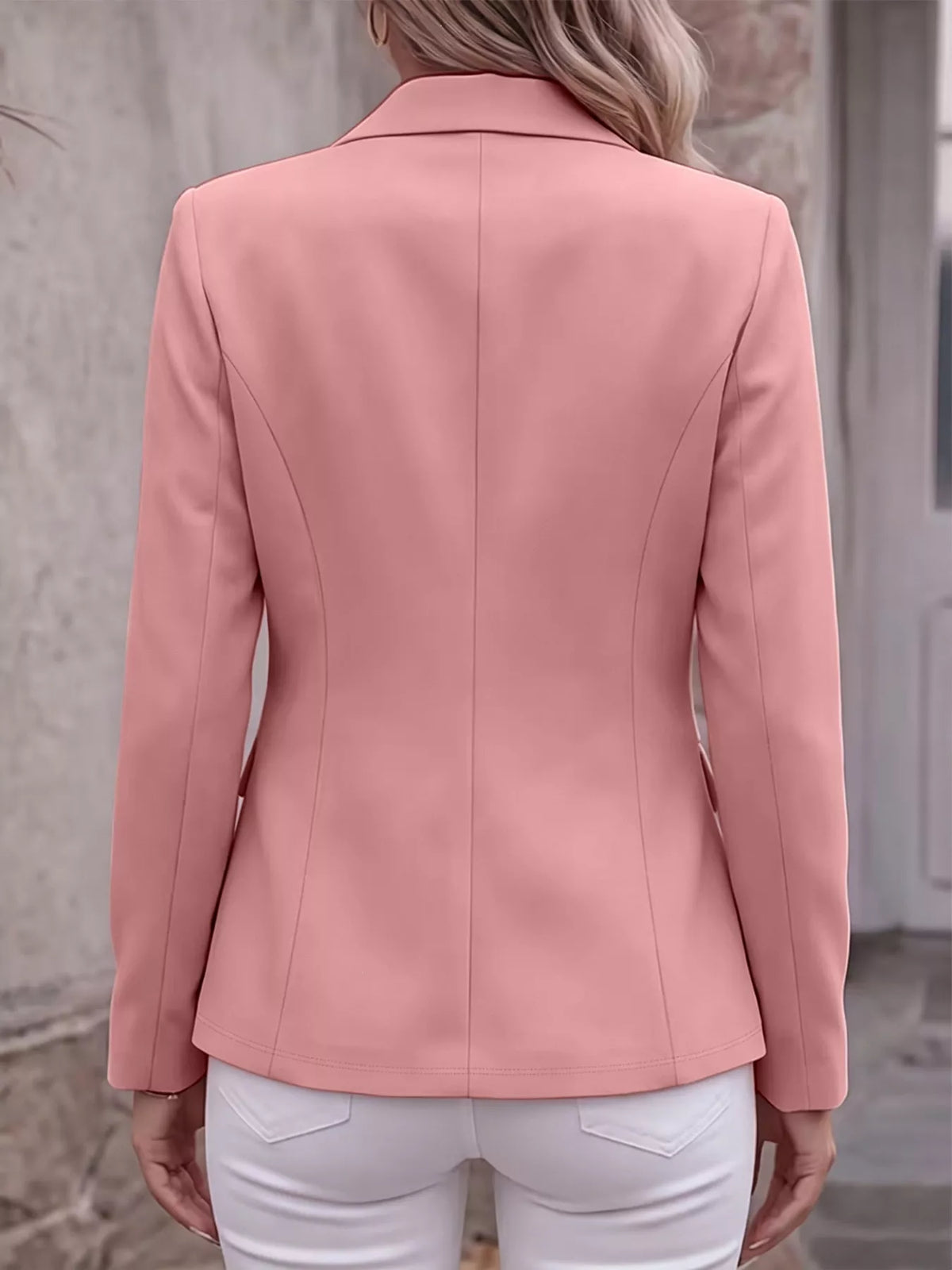 Veste de tailleur à col revers et manches longues pour femme – vue 14