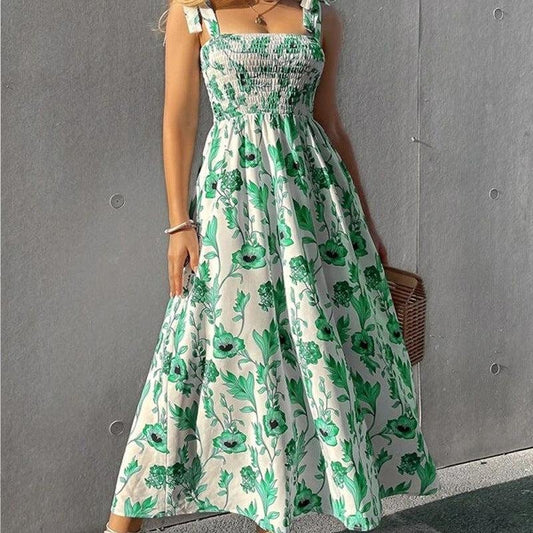 Women's Slim Fit Dress Sleeveless Sling - Premium Dress - Shop now at Oléna-Fashion