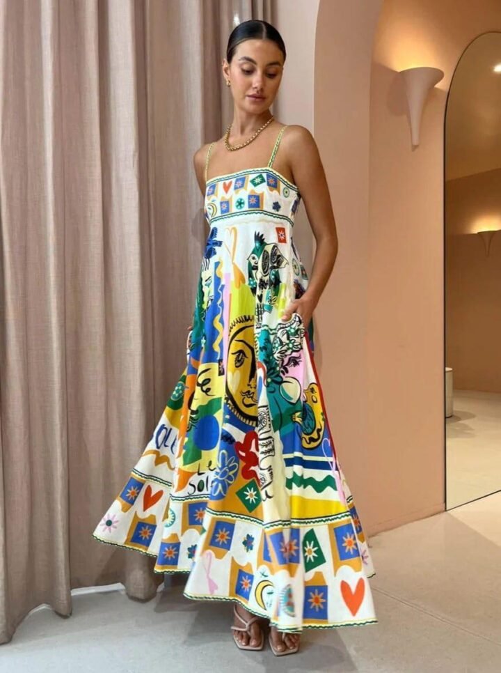 Robe Femme Été Trapèze -2