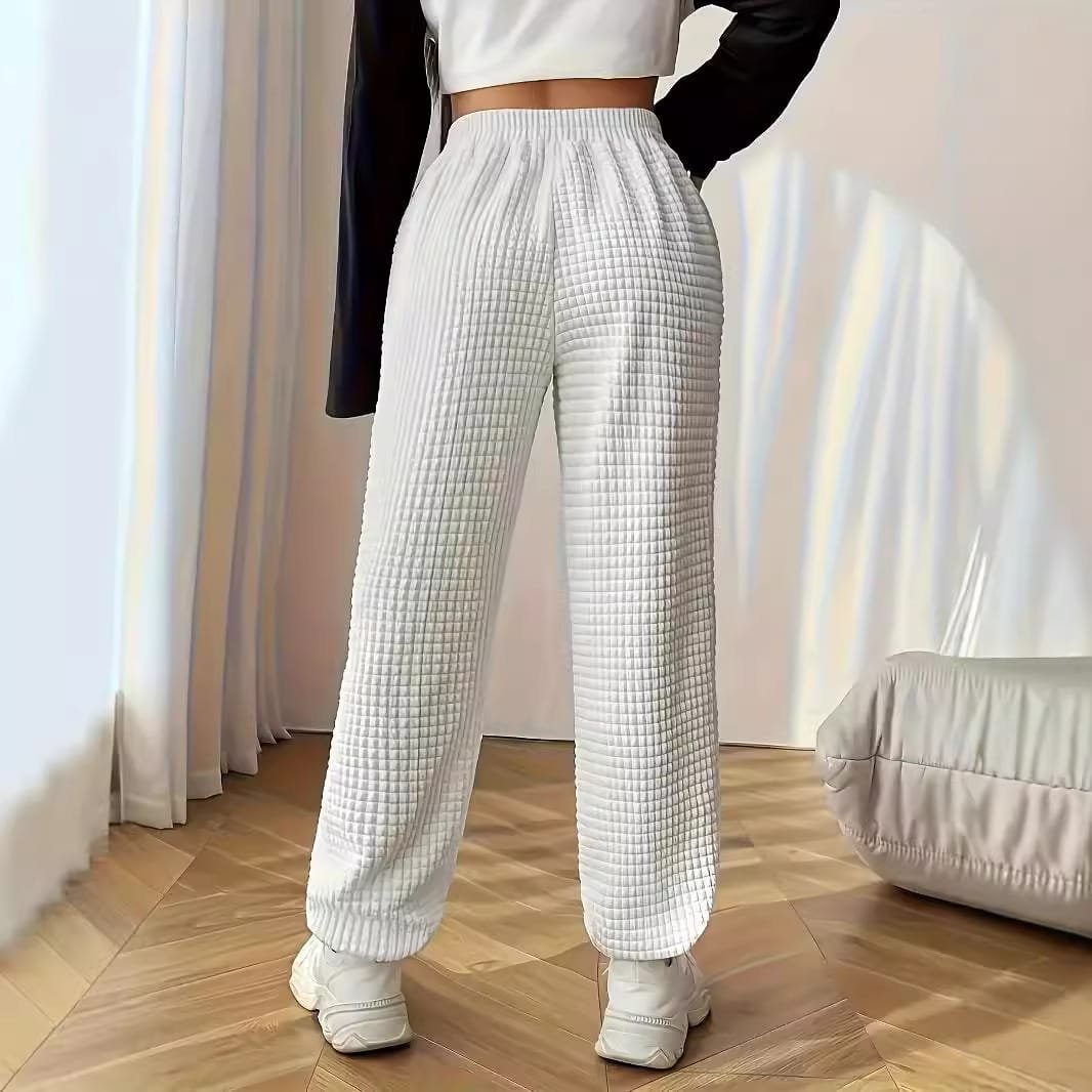 Pantalon de jogging blanc femme