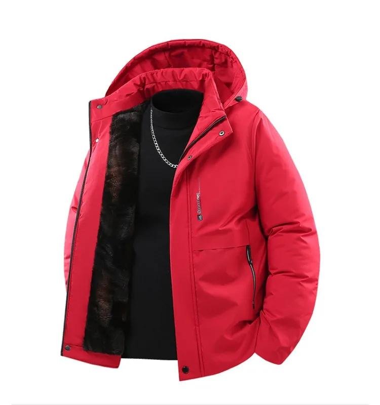 Nouvelle veste homme Automne/Hiver 2025 : chaude, élégante, polyvalente, épaissie et doublée en velours de haute qualité, confortable et tendance. Nouvelle veste homme Automne/Hiver 2025 : chaude, élégante, polyvalente, épaissie et doublée en velours de haute qualité, confortable et tendance.